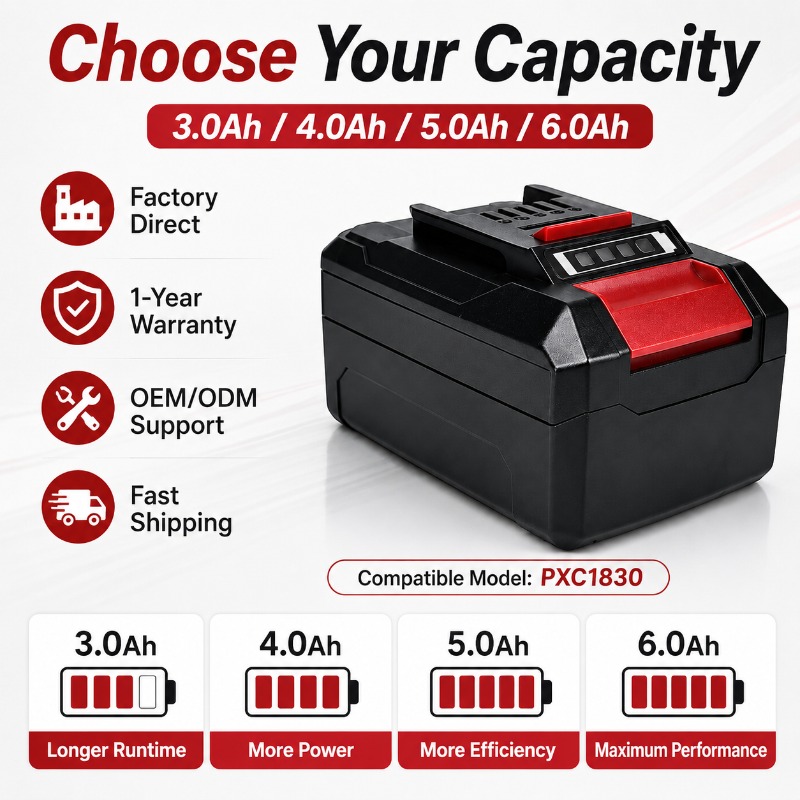 Baterai Li-ion 18V 5.0Ah Pengg - Power Xchange Tools ulasan dan harga